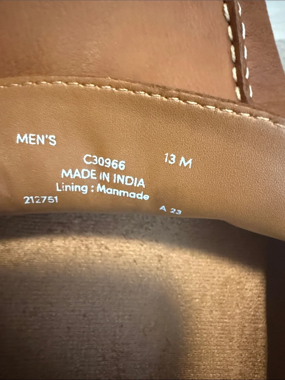 Cole Haan Men’s Tan Leather Penny Loafers